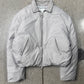 Acne Studios Padded ‘Cloud Grey’ Collared Zip-Up Bomber Jacket