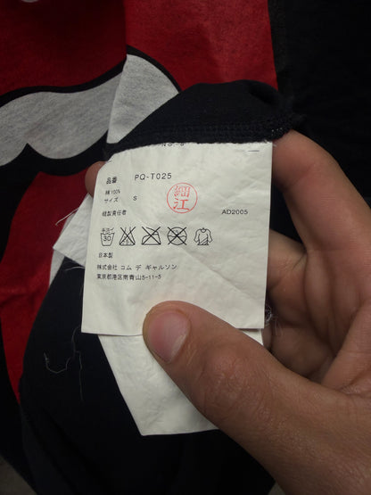 SS2005 Comme Des Garçons Homme Plus x Rolling Stones ‘Tongue & Lips’ Graphic T-Shirt