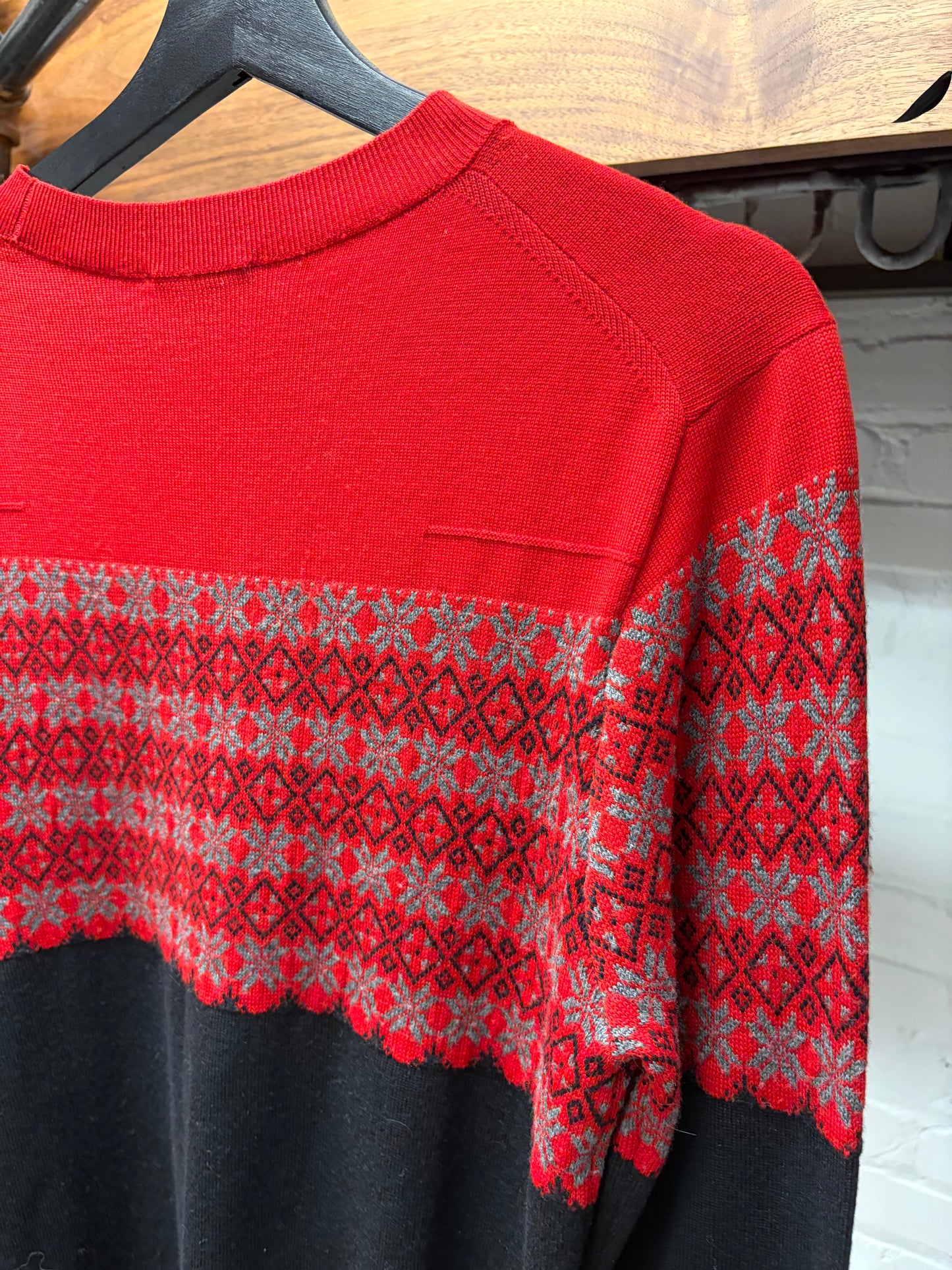 AW2006 Dior Homme by Hedi Slimane ‘These Grey Days’ Nordic Knit Sweater