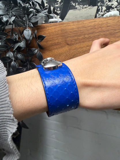 Balenciaga Genuine Snakeskin Leather Bracelet