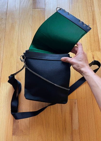 Spring Summer 2001 Jean Paul Gaultier ‘Satan’ Pierced Crossbody Side-Bag