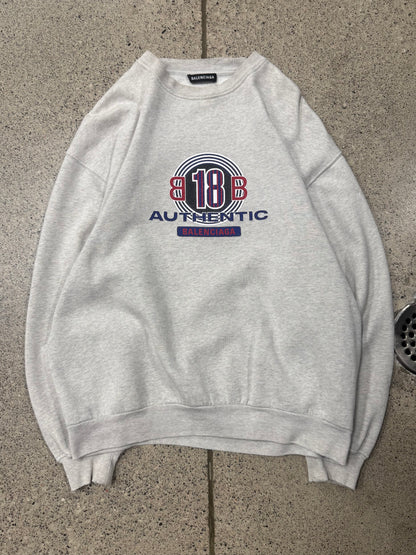 2017 Balenciaga ‘Authentic’ Target Logo Sweatshirt
