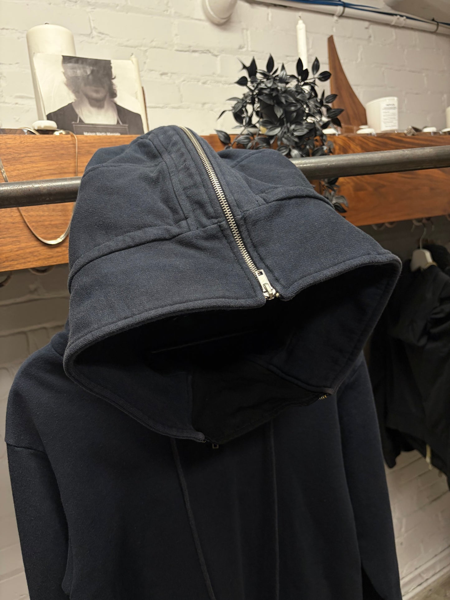 AW2006 Raf Simons ‘Alien Zip’ Split Hood Pullover Hoodie