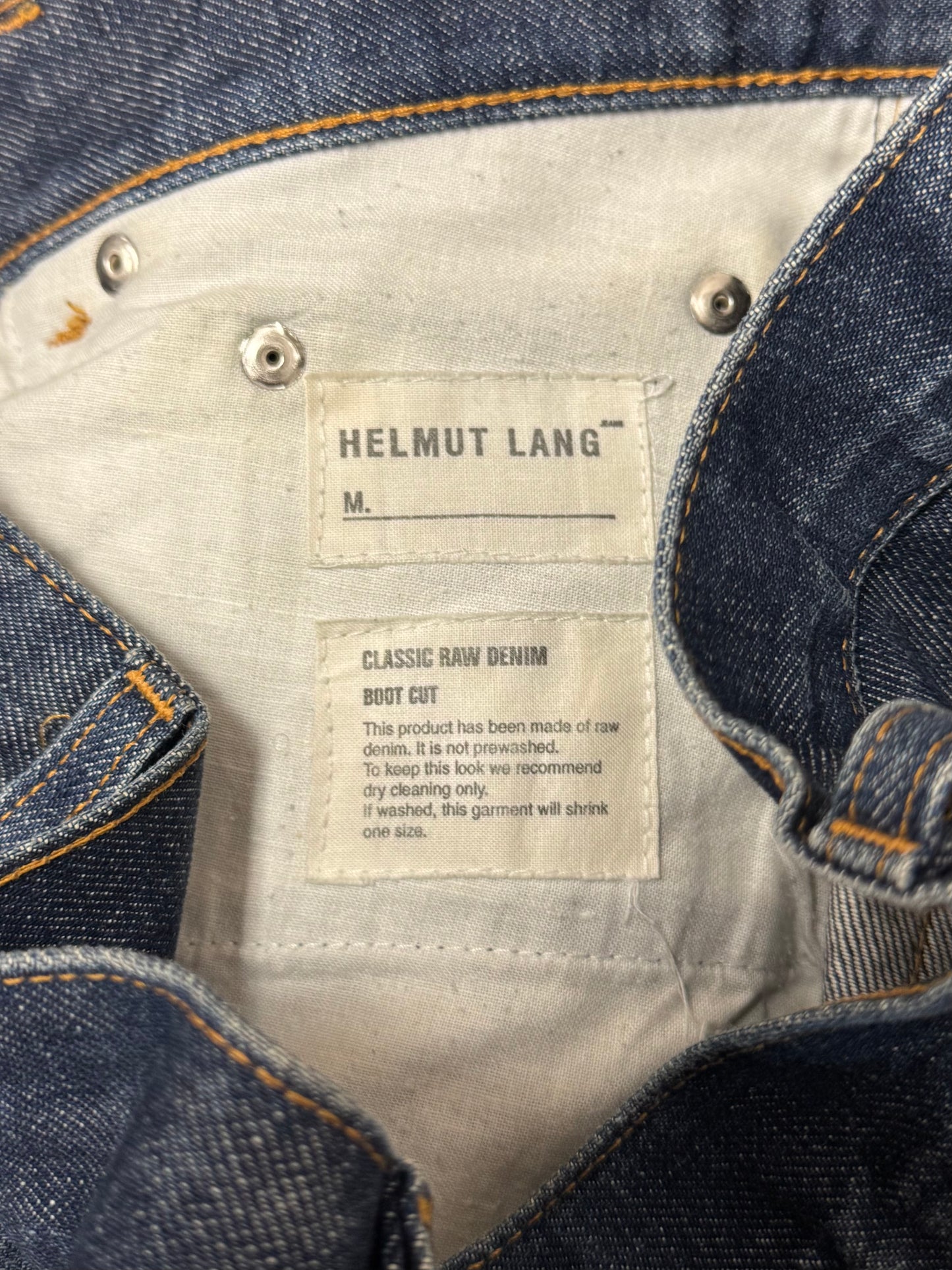 Vintage Helmut Lang ‘Classic Raw Bootcut Fit’ Denim