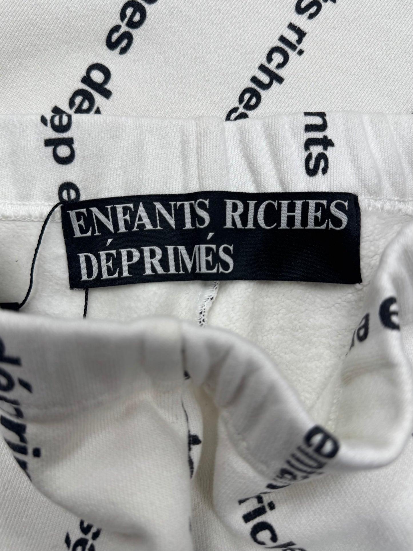 Enfants Riche Deprimes White Logo Sweatpants