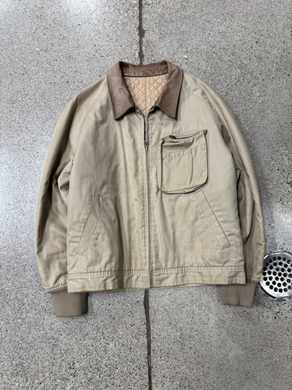SS1991 Comme Des Garçons Homme Leather Collar ‘Hunting’ Jacket