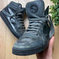 Gucci GG Monogram Silver High Top Sneakers