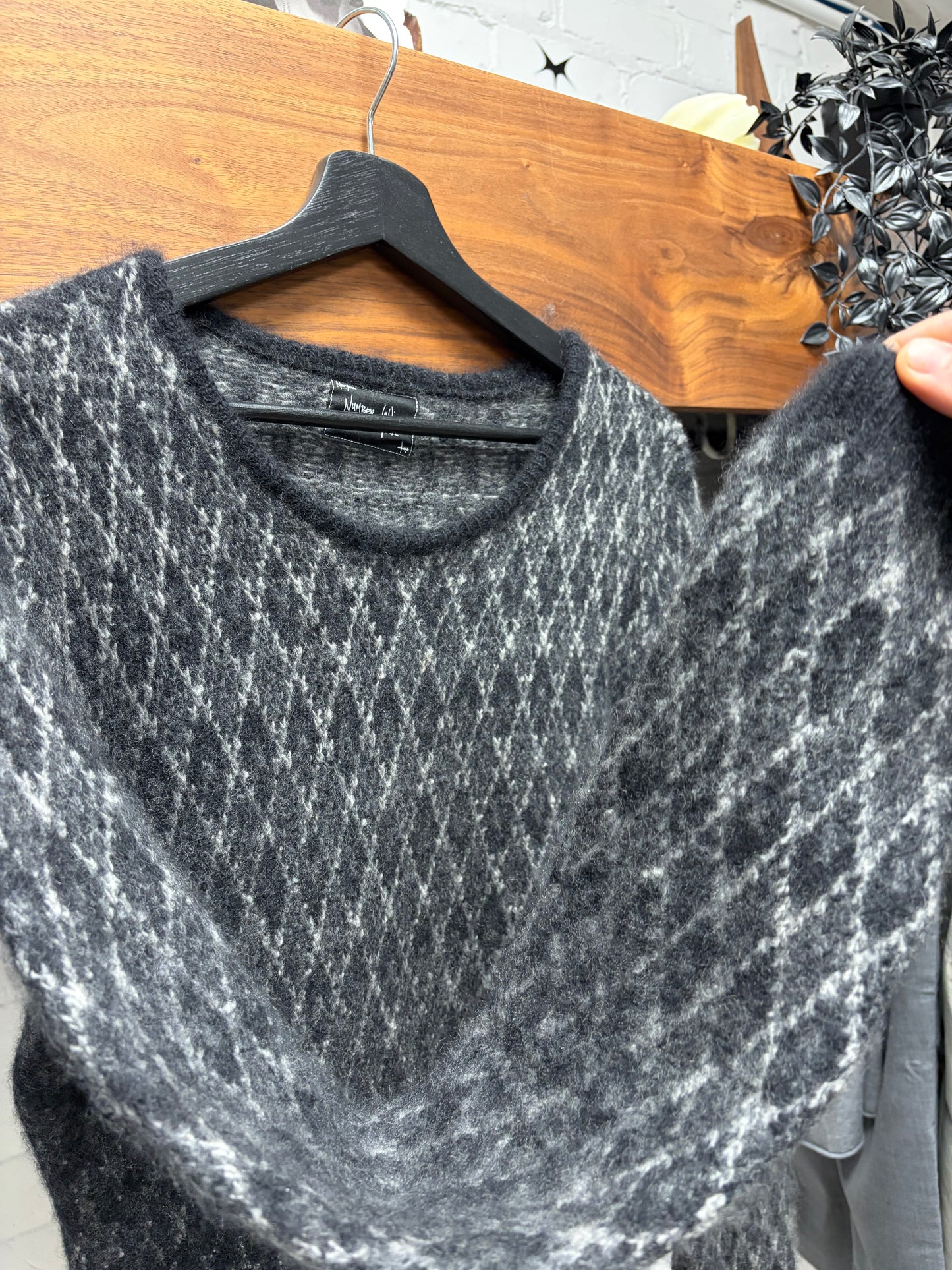 AW2007 Number (N)ine ‘Love God Murder’ Cashmere Knit Sweater