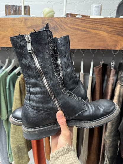 SS2017 Rick Owens ‘Walrus’ Goodyear Welt Combat Boots