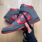 2009 Nike Dunk High Red/Grey Sneakers