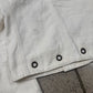 90s Alexander McQueen ‘Grommet Hole’ White Cotton Fencing Jacket