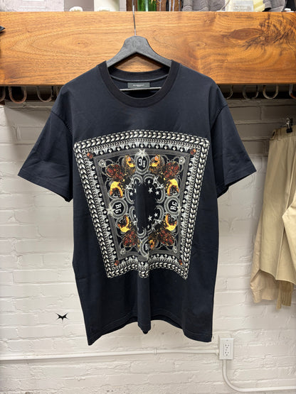 AW2011 Givenchy by Ricardo Tisci ‘Rottweiler Crest’ Black Graphic T-Shirt