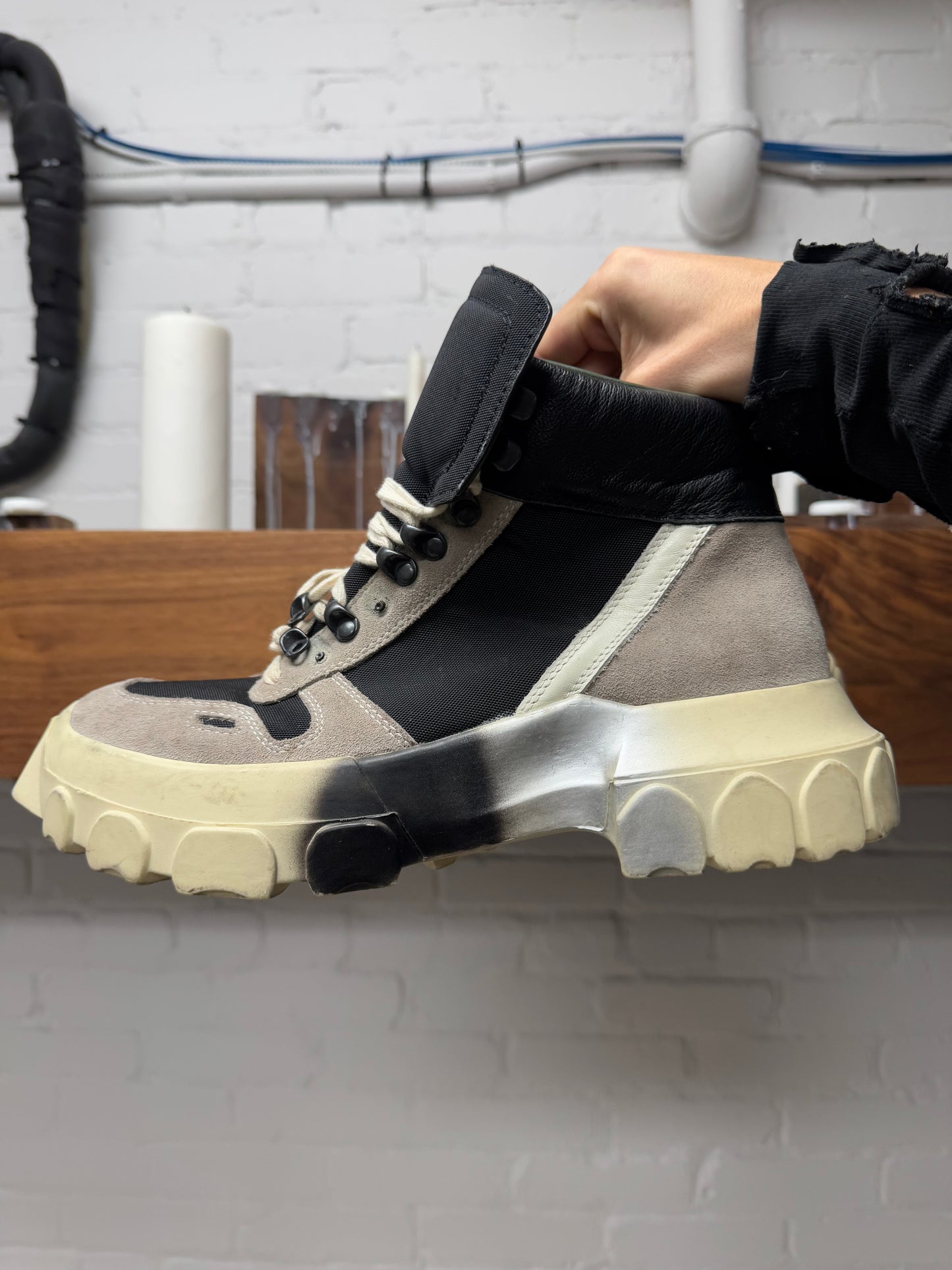 AW2019 Rick Owens ‘As Sample’ Tractor Sneakers