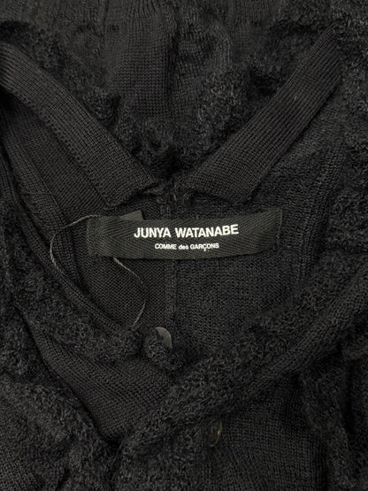 AW2006 Junya Watanabe Grunge ‘Frilled’ Button Closure Cardigan.