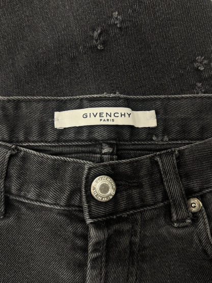 Givenchy ‘Thrash Distressed’ Black Skinny Jeans
