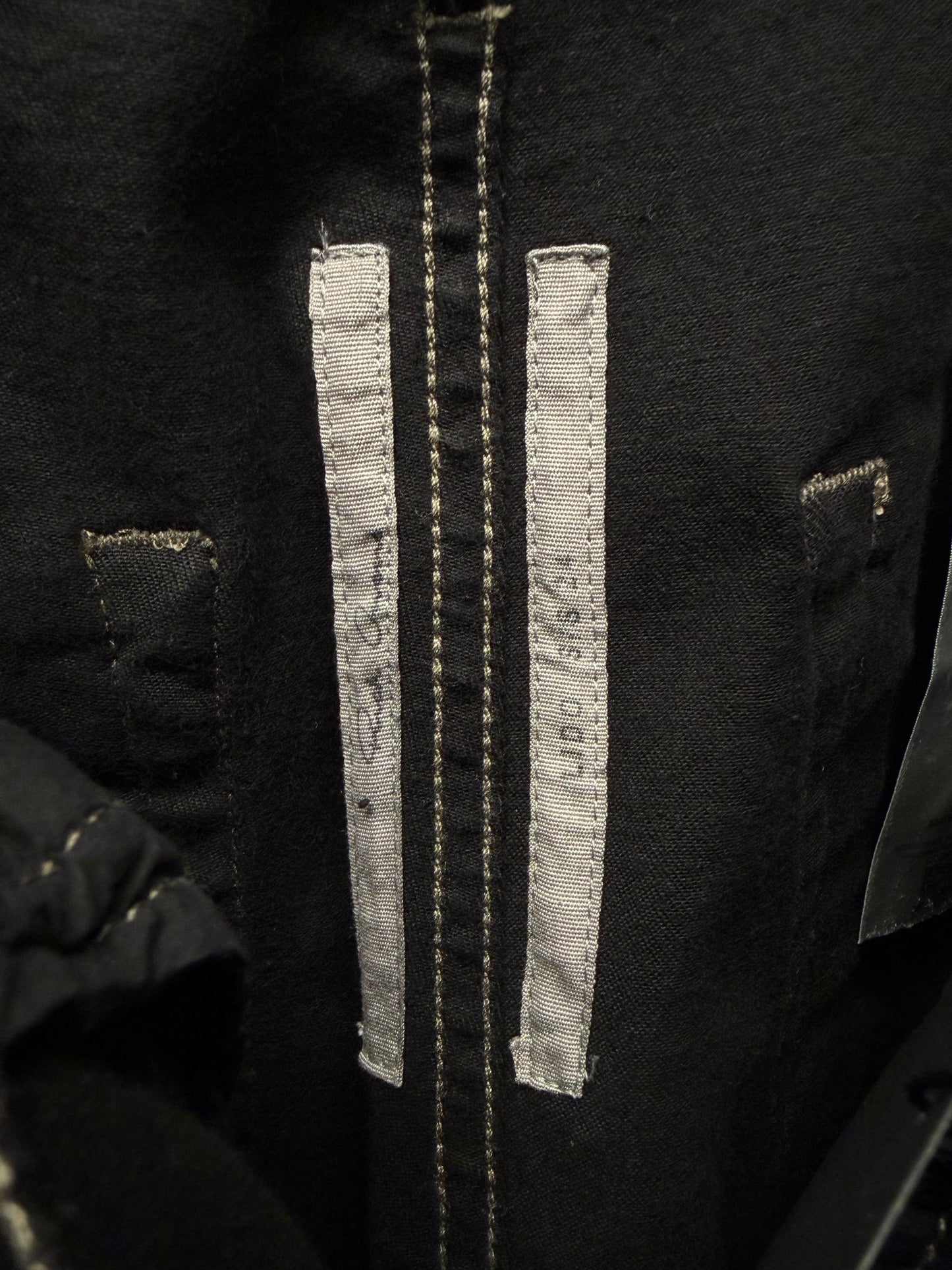 SS2024 Rick Owens ‘Lido’ Black ‘Bolans’ Flared Leg Denim