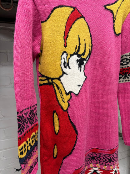 AW2007 Yohji Yamamoto x Shitaro Ishinomori ‘Cyborg 009’ Wool Knit Sweater