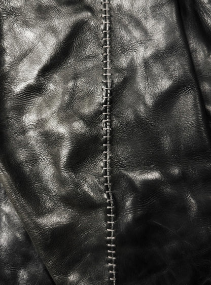 M.A.+ Maurizio Amadei Horse Leather ‘Scar Stitch’ Fencing Jacket