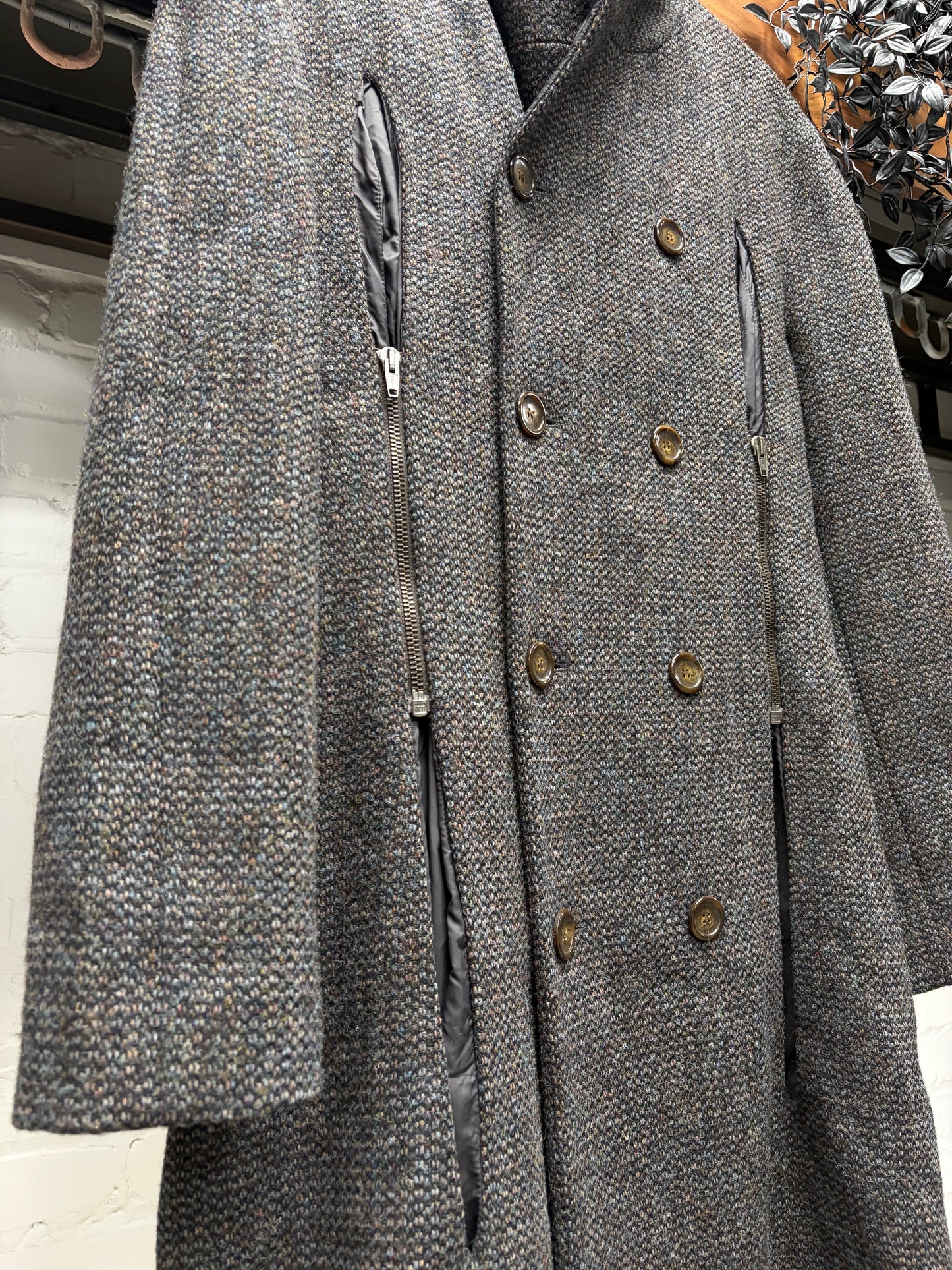 AW2007 Raf Simons Double Breasted ‘Zip Pocket’ Coat