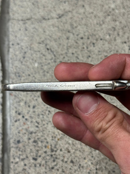 Rick Owens ‘Gemini’ Silver Hollywood Keychain