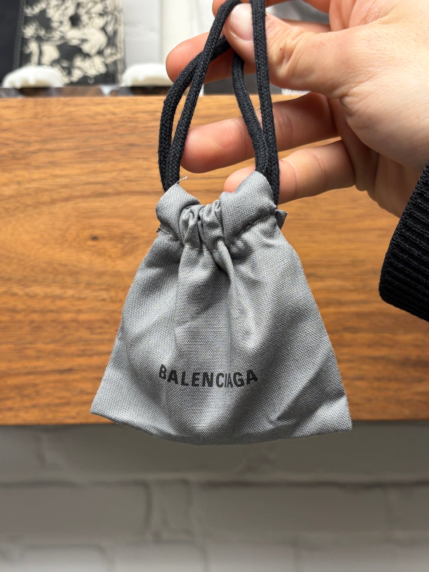 Balenciaga ‘Cagole’ Silver Stud Earring Set
