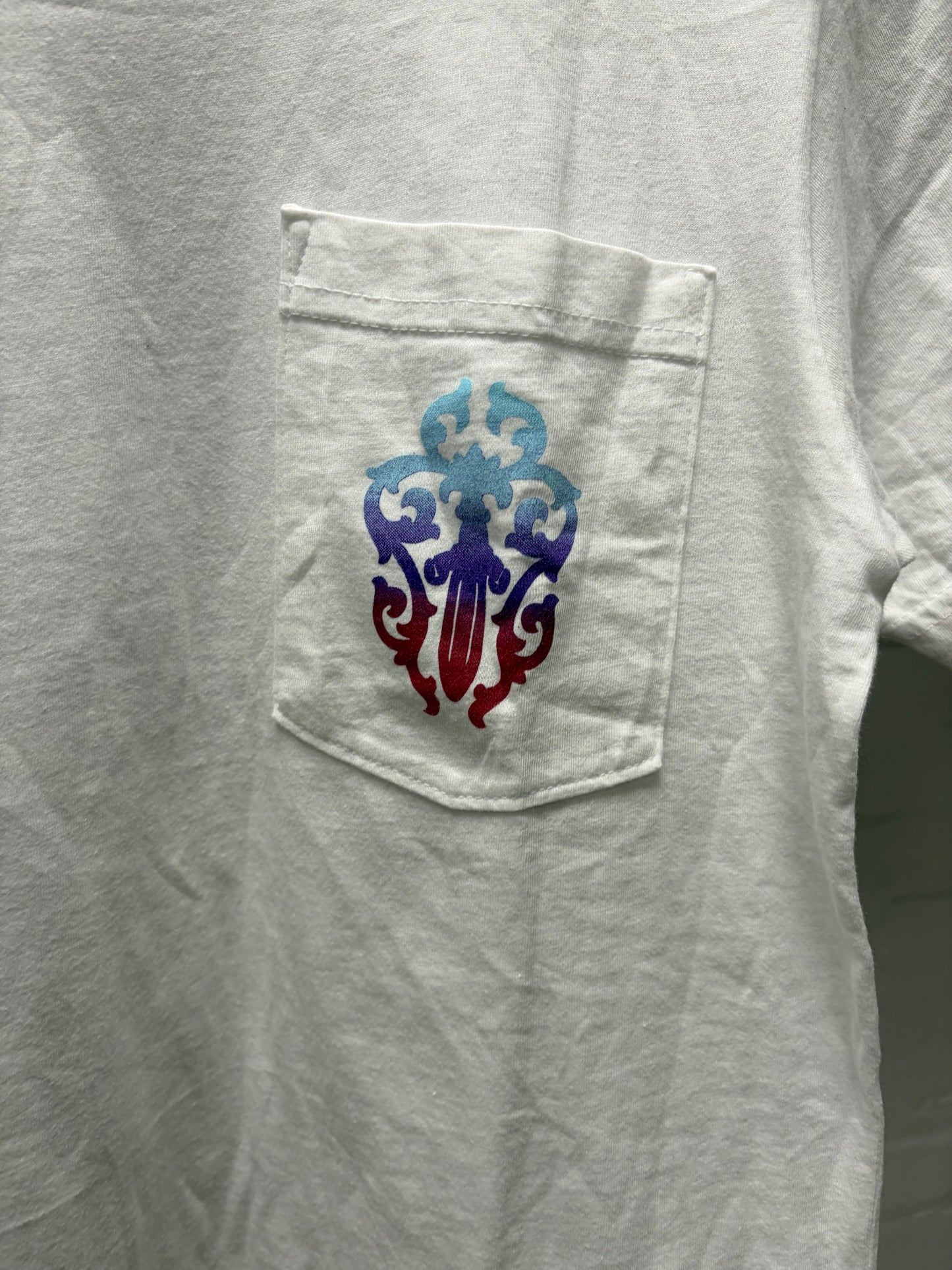 Chrome Hearts Gradient ‘Dagger Vine’ Logo T-Shirt