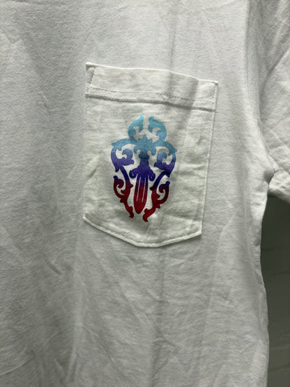 Chrome Hearts Gradient ‘Dagger Vine’ Logo T-Shirt