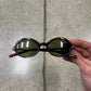 Jil Sander ‘Tortoiseshell’ Green Tinted Sunglasses