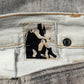 SS2010 Rick Owens ‘Gravel’ Geometric Grey Slim/Skinny Denim