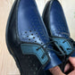 Prada ‘Spazzolato’ Perforated Leather Dress Shoes