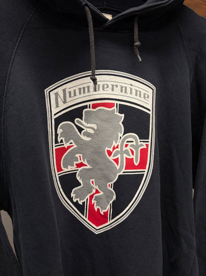 SS2000 Number (N)ine ‘Lambretta’ OG Crest Logo Black Pullover Hoodie