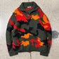 AW2013 Yohji Yamamoto Pour Homme ‘Cowichan’ Camo Zip-Up Knit Sweater