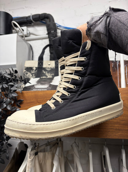 Rick Owens ‘Ramones’ Black/Milk High Top Sneakers