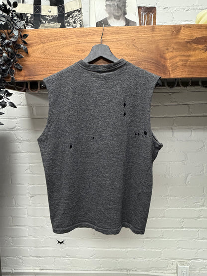 Vintage 90s Comme Des Garçons Homme Distressed Cotton Tank Top