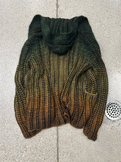 AW2020 Saint Laurent ‘Baja’ Gradient Mohair Knit Hoodie