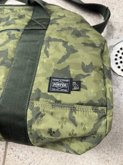 OVO x Porter Camoflauge Green Duffel Bag