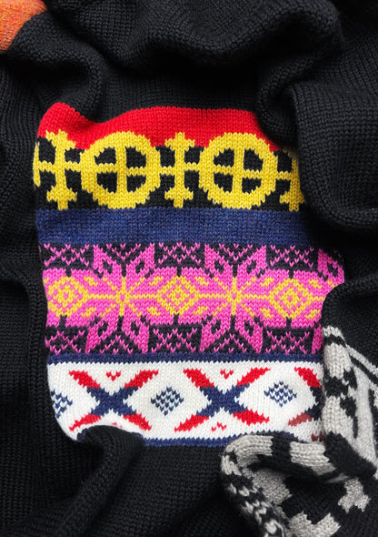 Unreleased Sample Autumn Winter 2007 Yohji Yamamoto x Shitaro Ishinomori ‘Cyborg 009’ Knit Sweater.