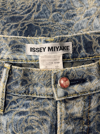 SS2007 Issey Miyake ‘Rose’ Jacquard Embroidered Denim