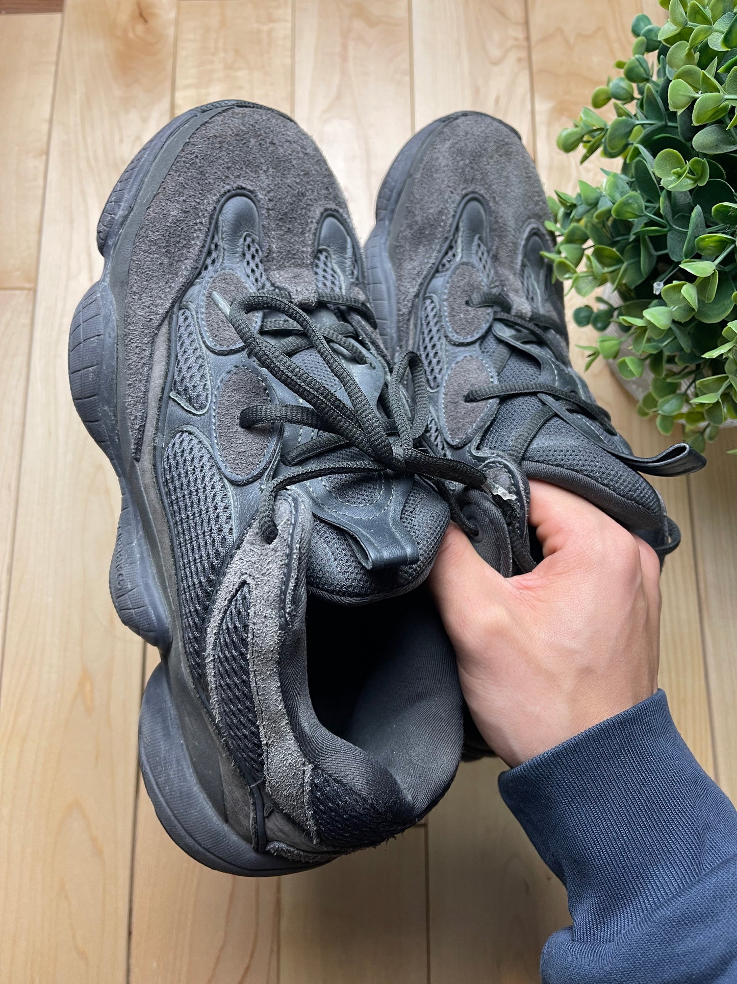 Yeezy 500 Series ‘Utility Black’ Low Top Sneakers