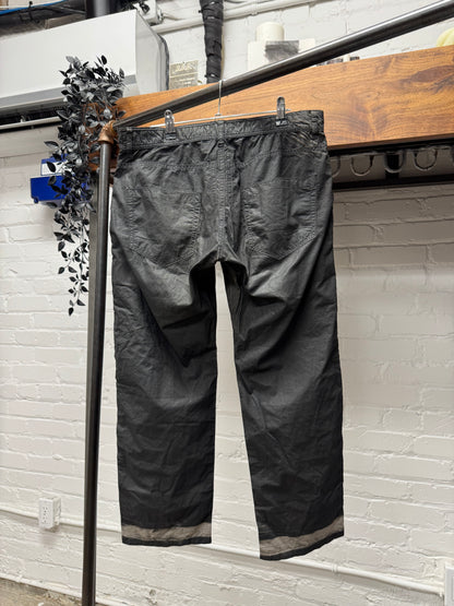 Rick Owens ‘Mud Clot’ Faded Black Bootcut Denim