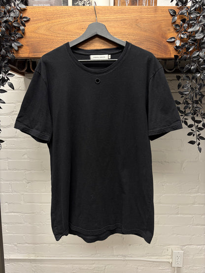 Craig Green ‘Eyelet Hole’ Black Short Sleeve Cotton T-Shirt