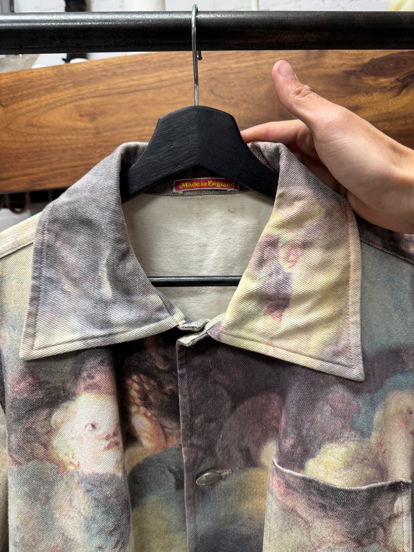 AW1991 Vivienne Westwood ‘Swarm of Cupids’ Belted Denim Chore Coat