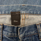 Dior Homme ‘Unaltered’ Distressed Blue Skinny Jeans