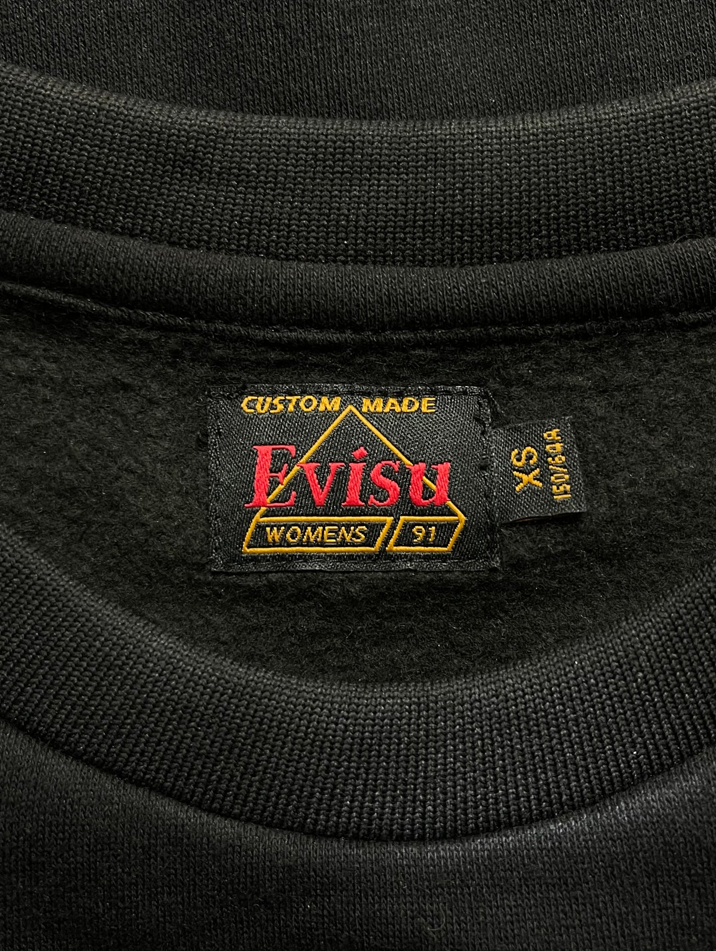 Evisu Slam Racing Black Sweatshirt