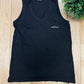 1990s Comme Des Garçons Tricot Black Logo Tank Top