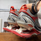 Balenciaga ‘Xpander’ Red/Silver Low Top Sneakers