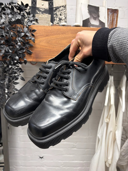 Gucci ‘Mystras’ Black Patent Leather Platform Sole Derbys