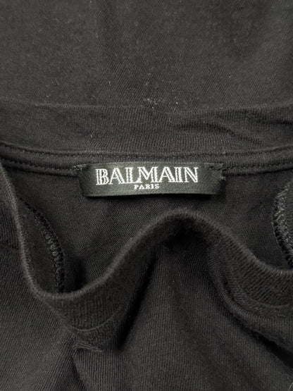 2010s Balmain ‘Army’ Cutoff Tank Top