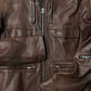 AW2007 Undercover Brown Lambskin Leather Worker’s Jacket