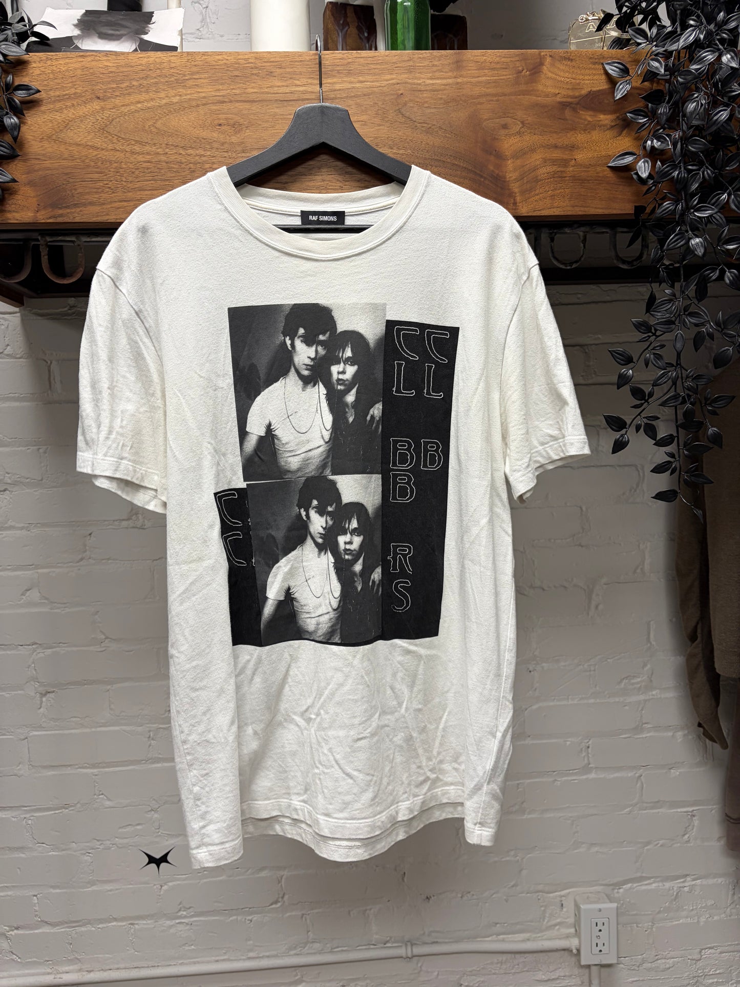 SS2019 Raf Simons x Robert Mapplethorpe ‘Couple Clubbers’ White Graphic T-Shirt